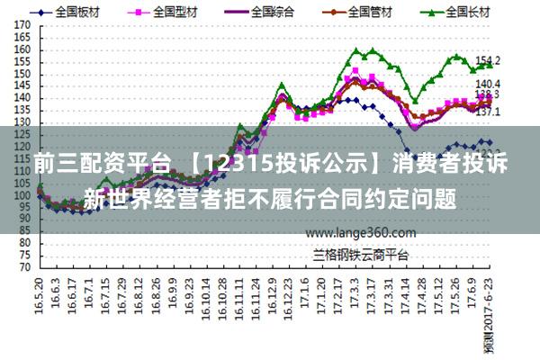 前三配资平台 【12315投诉公示】消费者投诉新世界经营者拒不履行合同约定问题